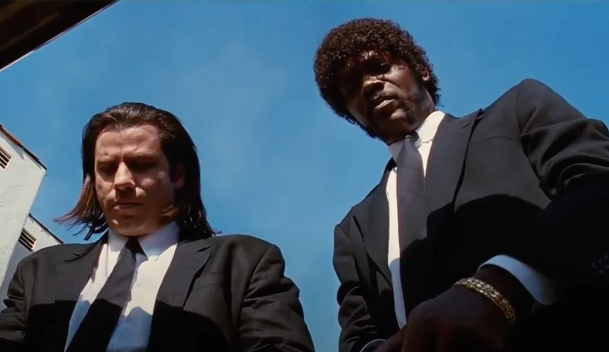 Pulp Fiction 1994 trunk shot camera angle perspective