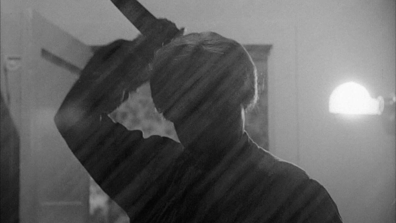 Psycho 1960 shower scene silhouette
