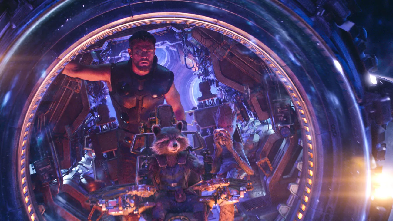 Avengers Infinity War Thor Nidavellir industrial lighting composition