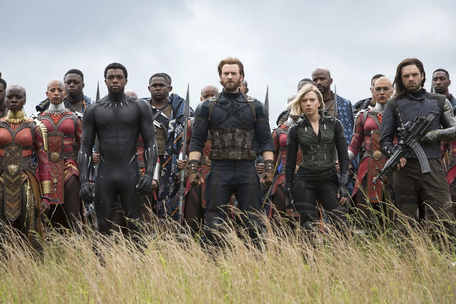 Avengers Infinity War Wakanda battlefield high contrast cinematography lighting