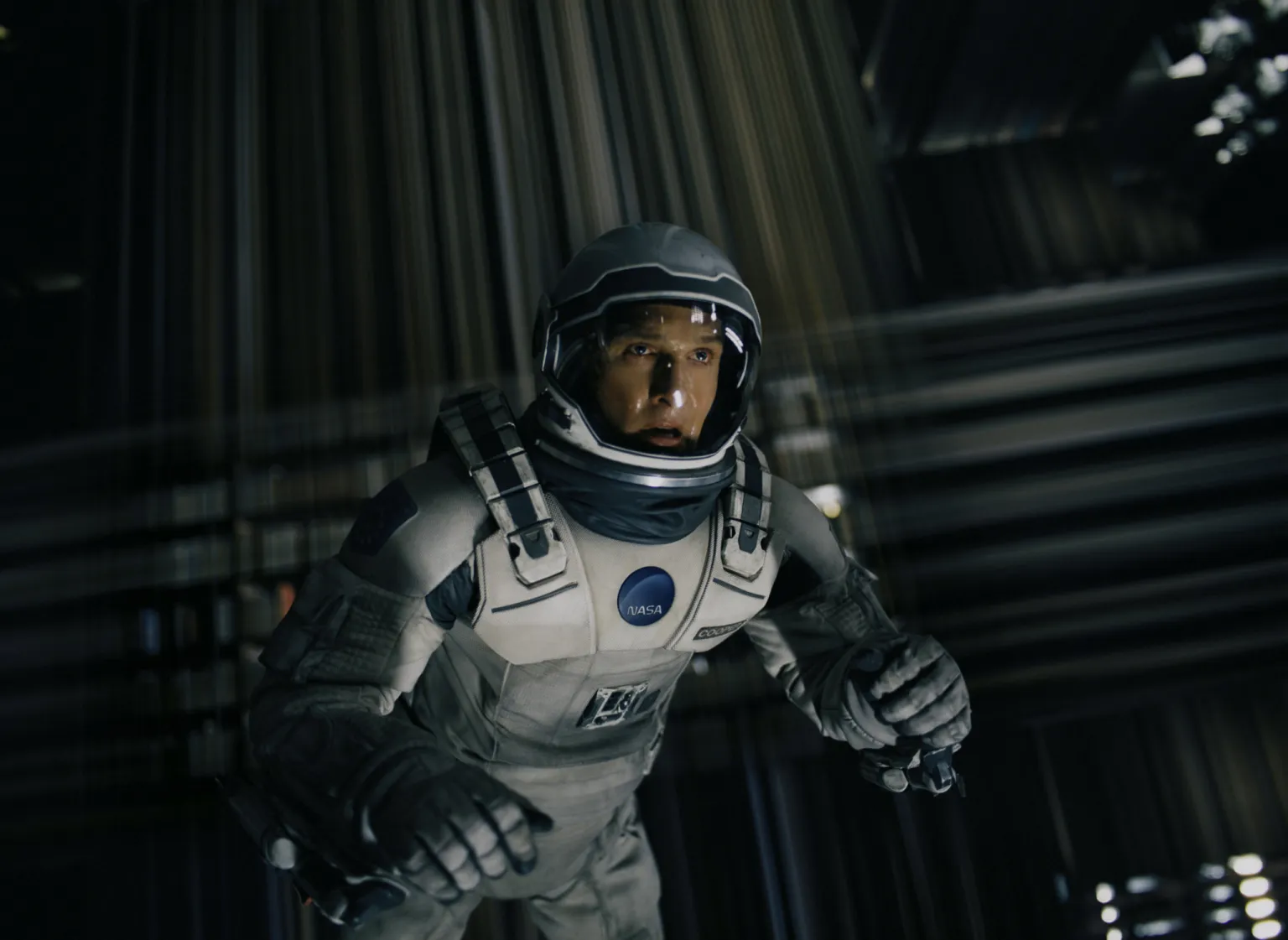 Interstellar Cooper tesseract procedural volumetric visual effects modeling
