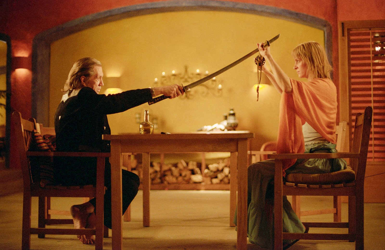 Kill Bill Vol 2 2004 Climax Confrontation Dialogue Frame Quentin Tarantino